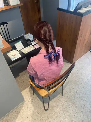 ロング ヘアアレンジ カラーモデル０円／ 🎀Nanase‎のヘアスタイル