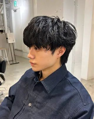 パーマ メンズ メンズ清潔感のプロ 💈メンズパーマ藤田のヘアスタイル