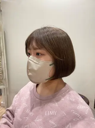 ミディアム ら んのヘアスタイル