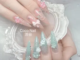 ネイル CoCo Nail 長さ出し専門店のネイルデザイン