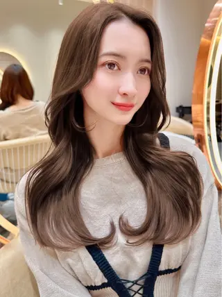 ロング 縮毛矯正✨🫧 レイヤー川村利幸のヘアスタイル