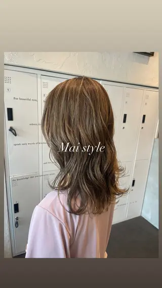 セミロング MAI/髪質改善/ 幹細胞トリートメントのヘアスタイル