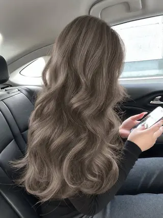 ロング カラー ヘアアレンジ 透明感カラー🎀艶髪 Anju/渋谷🎀のヘアスタイル
