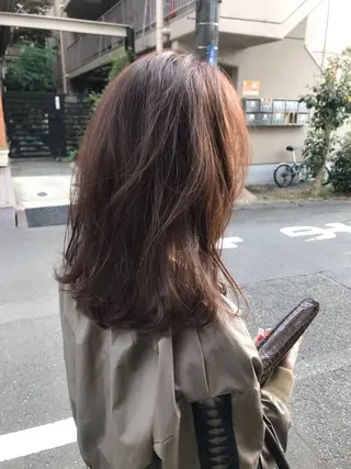 セミロング カラー ヘアアレンジ AN'TIA小作代表 ⭐︎kazuma⭐︎のヘアスタイル