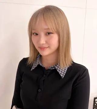 ミディアム 小山 蓮のヘアスタイル