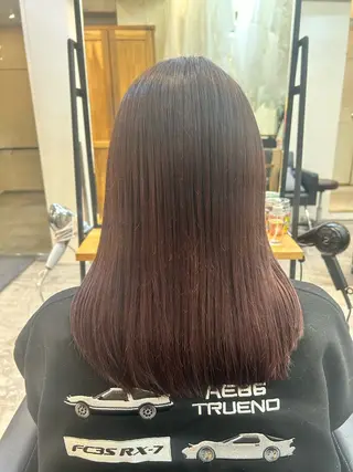 カラー 小森田 果怜 カラー、縮毛矯正のヘアスタイル
