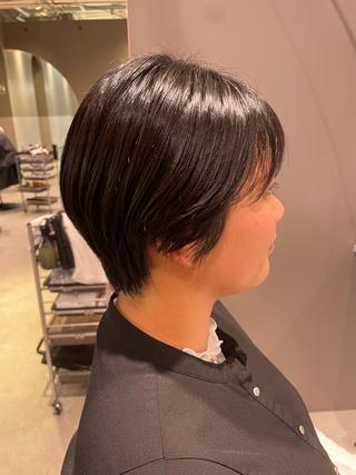 ショート ないとう ゆうかのヘアスタイル