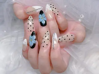 ロング カラー yuna ユナのネイルデザイン