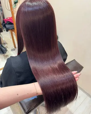 ミディアム カラー 🤎韓国ヘア ベージュ まゆか🤎のヘアスタイル