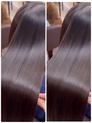 セミロング カラー 髪質改善No.1🍀 🍀銀座🍀矢尾板のヘアスタイル
