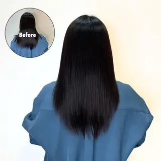 セミロング カラー 柊 ルキのヘアスタイル