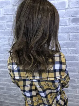 カラー セミロング 髪質改善/レイヤー Chere狭山のヘアスタイル