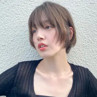 ショート カラー ハッシュカット/艶感 カラー/ユウキ✨のヘアスタイル