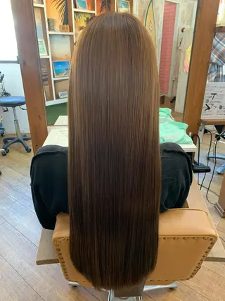 ロング カラー Nagisa🥥🧡 南森町駅 徒歩30秒のヘアスタイル