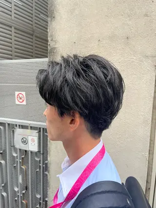 ショート パーマ メンズ 🏆メンズヘア特化 🥇代表りんぺーのヘアスタイル