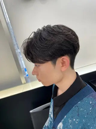 パーマ メンズ 静岡 / 毛流れ特化 /下居真大のヘアスタイル