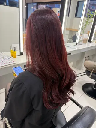 ロング 🎀透明感カラー🎀 稲垣至恩🎀のヘアスタイル