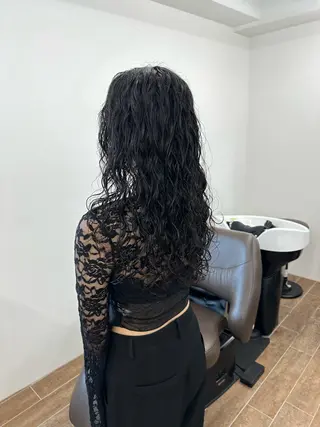 ロング カラー パーマ キッズ オトナヘア🌸 harukaのヘアスタイル