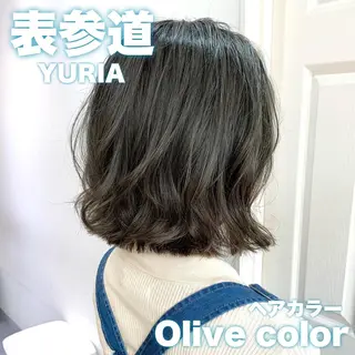 ショート カラー パーマ 韓国ヘア🇰🇷🎀 YURIAのヘアスタイル