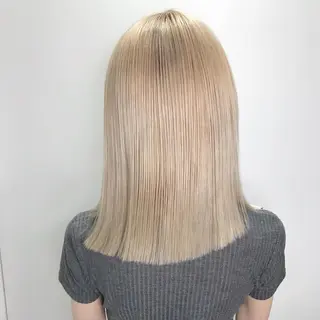 セミロング カラー シンプル+αな デザインを 松崎陸のヘアスタイル