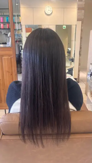 ロング カラー 艶カラー 髪質改善 🍓苺奈のヘアスタイル