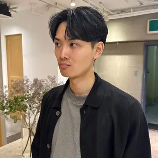 ショート メンズ シャドウパーマ 田形清流のヘアスタイル
