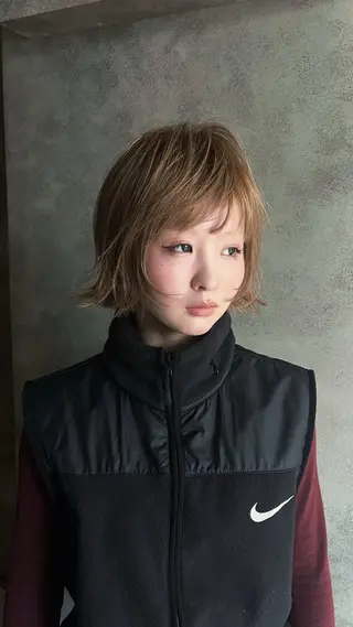 ショート 渋谷ショート、パーマ 美容師vain はるのヘアスタイル