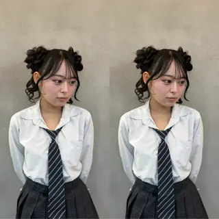 ロング ヘアアレンジ 梅田茶屋町ヘアセット 🎀RIONA🎀のヘアスタイル