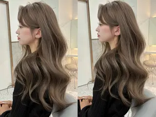 ロング 🎀ダブルカラー/ 透明感カラー/翼🎀のヘアスタイル