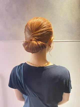 セミロング ヘアアレンジ 川崎/矢向/カット/ カラー/アズミ🍒のヘアスタイル