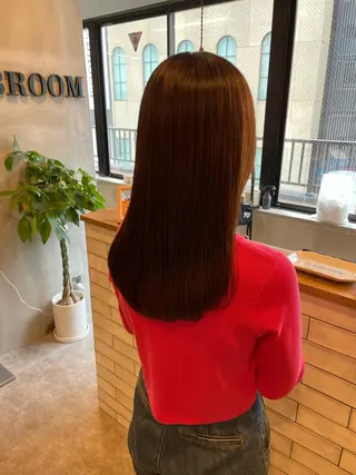 セミロング S.BROOM なんばTAKUYAのヘアスタイル