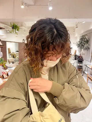 パーマ 堀内 美那のヘアスタイル