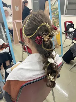 ロング 梅山 美侑のヘアスタイル