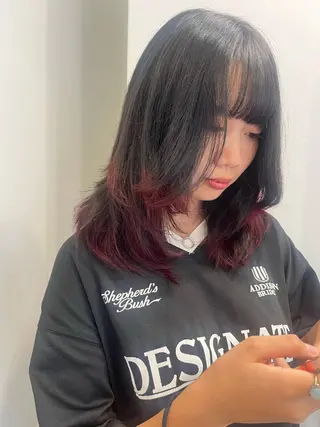 ミディアム カラー 【ただの天才 🎨】のヘアスタイル