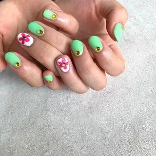 ネイル gypsophila 野村のネイルデザイン