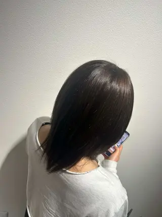 ミディアム たなかまなか 髪質改善のヘアスタイル