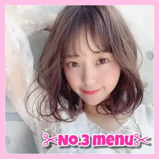 セミロング カラー パーマ ヘアアレンジ メンズ 🎀愛されモテヘア♡ 梅澤夏基🎀のヘアスタイル