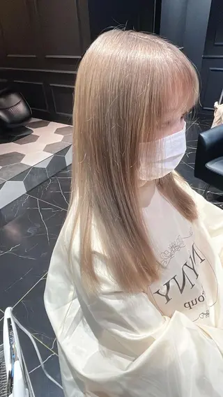 ロング カラー 限定クーポン 💕大量更新ブリーチのヘアスタイル