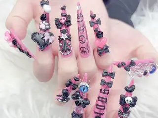 ネイル MoMoA Nail ネイル長さ出し専門店のネイルデザイン