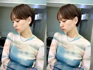 ショート 骨格診断で絶対可愛い ✨丸みショート✨凌弥のヘアスタイル