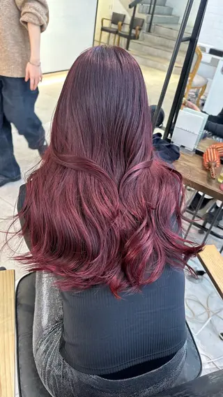 ロング 韓国ヘアメンズ・レデ ィース特化ミクのヘアスタイル