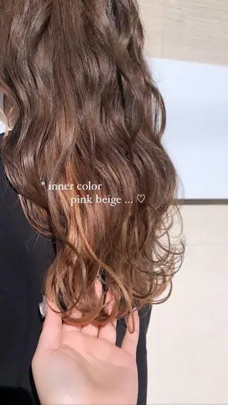 ロング 立山 綾華のヘアスタイル