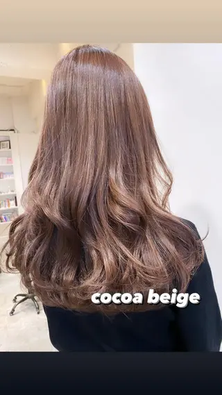 ロング カラー ヘアアレンジ KAREN🕊️ 大宮美容室のヘアスタイル