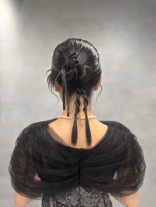 ヘアアレンジ ヘアアレンジ🪽 艶カラー ☆ yuiのヘアスタイル