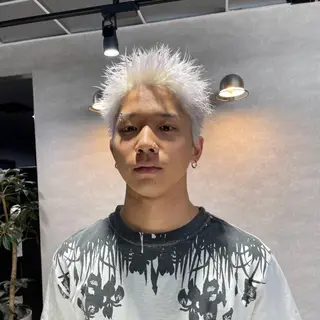 ショート カラー パーマ メンズ 🔥メンズ 特化🔥菊水皐暉🔥のヘアスタイル