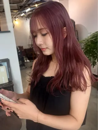 カラー 大塚 愛実のヘアスタイル