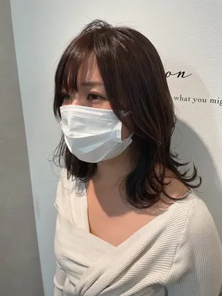 ミディアム カラー 筑紫通り沿い | eNeのマツエク・マツパデザイン