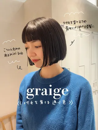 ショート カラー SALOWIN栄 三丁目 木戸里実のヘアスタイル