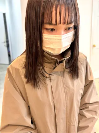 セミロング ☁️RIKA☁️ @ri2_____bのヘアスタイル