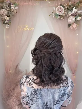 ヘアアレンジ 参列♡デートゆるふわ ヘアメイク🎀みゆうのヘアスタイル